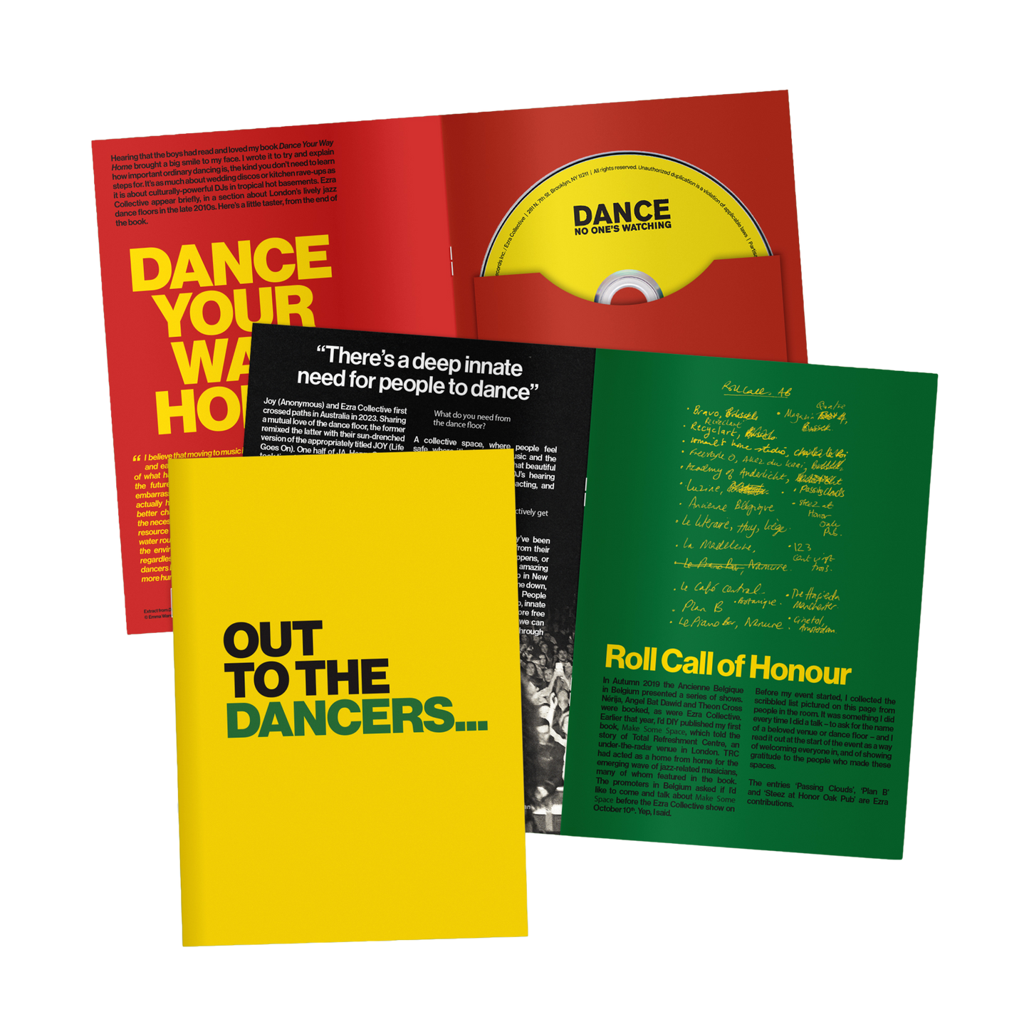 Dance, No One's Watching CD + Zine