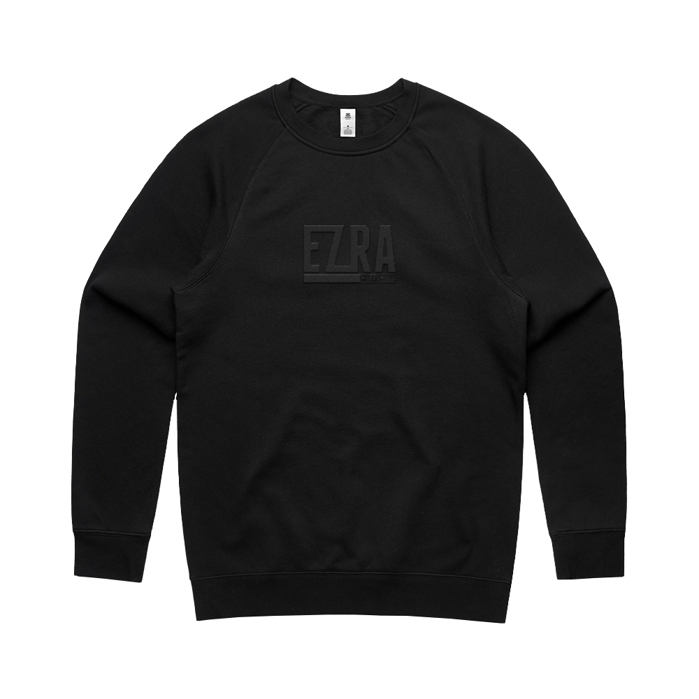 Black EZ logo sweatshirt