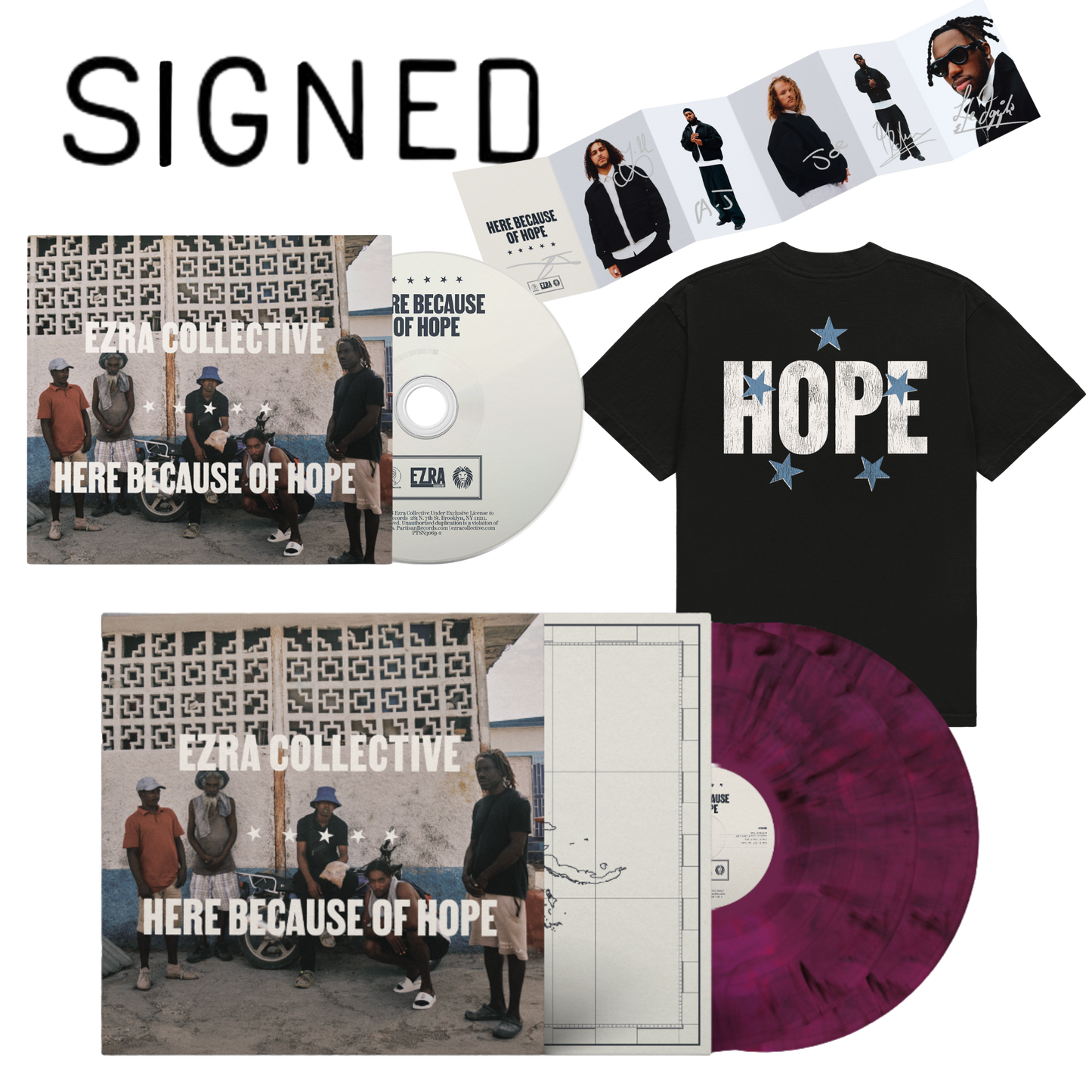 Tee + Caribbean Vinyl Bundle